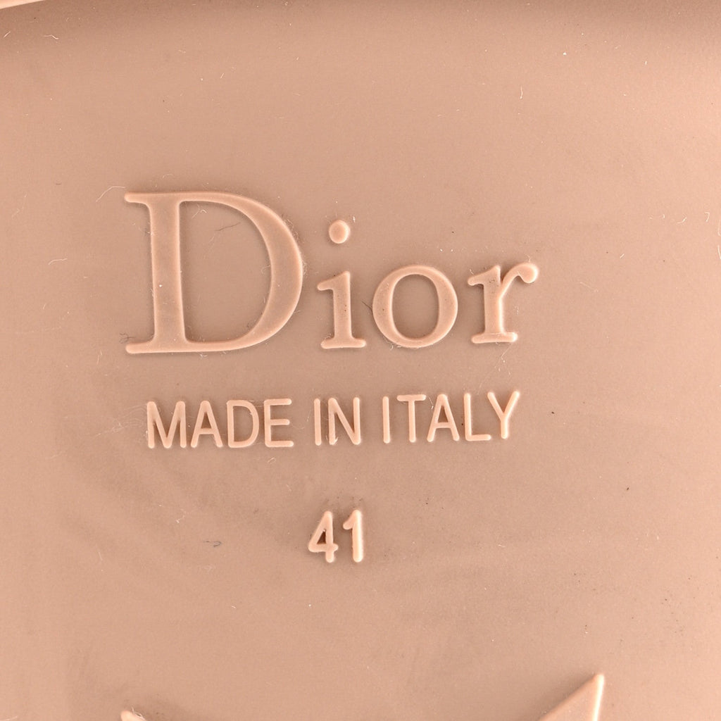 Canvas Nylon Camouflage Dior(e)volution Mule Slide Sandals 41 Nude