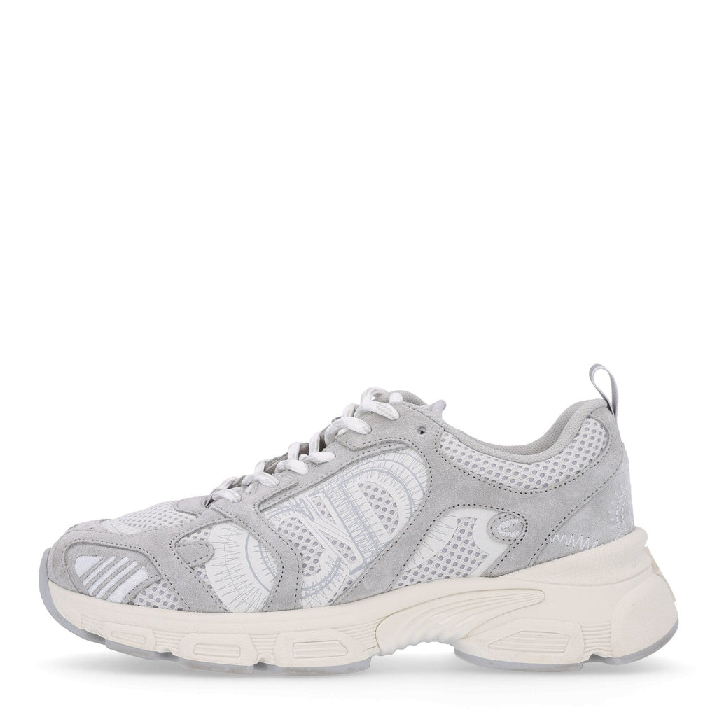 Technical Mesh Suede Dior Chrono Sneakers 38.5 Grey