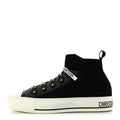 Technical Mesh Macrocannage Womens Walk'n Dior High Top Sneakers 38.5 Black