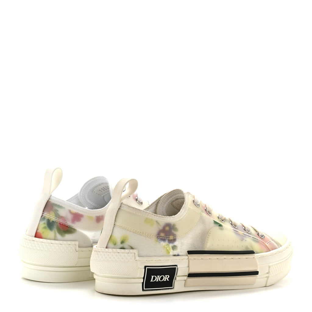 Technical Canvas Floral B23 Low Top Sneakers 36 White Multicolor