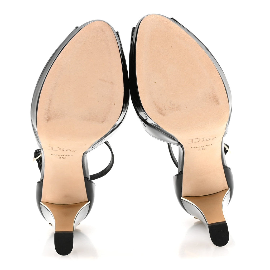 Patent Miss Dior II Pumps 36 Black