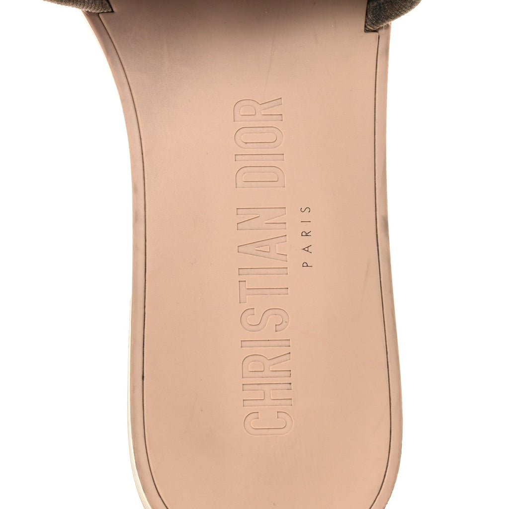 Nylon Camouflage Dio(r)evolution Slide Sandals 39 Nude