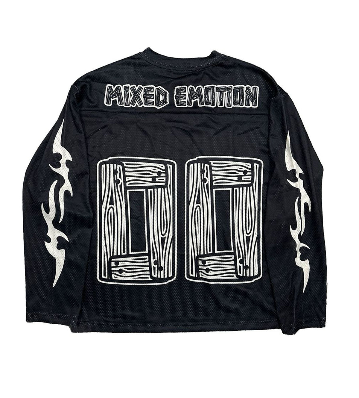Mixed Emotions Oversized Lightning Jersey Black